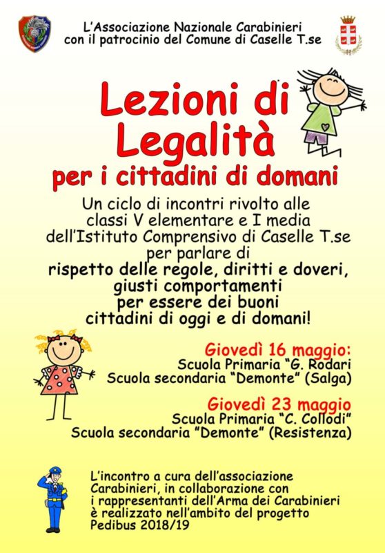 Caselle L Associazione Nazionale Carabinieri E Le Lezioni Di Legalita Cose Nostre